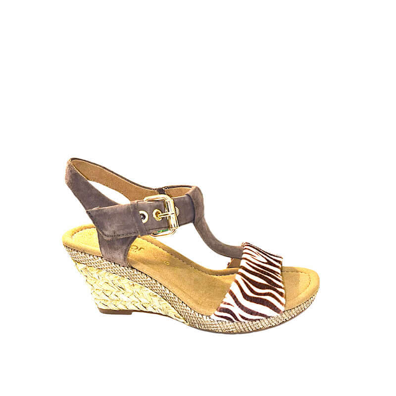 Sandales Gabor brun multi.
