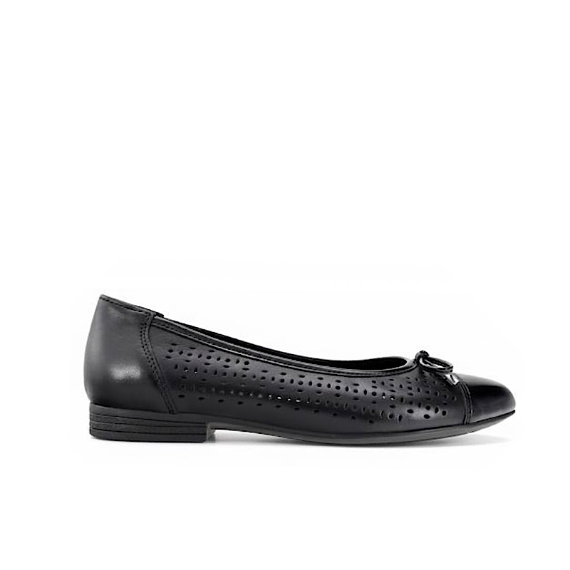 Ara Sangria en cuir noir.