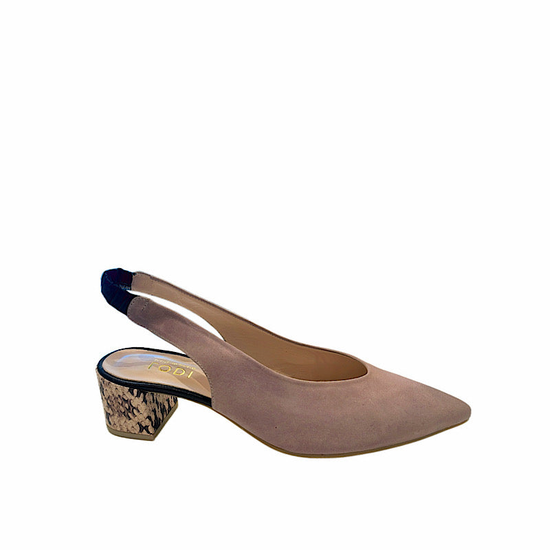 Lodi shoes in gray nubuck.