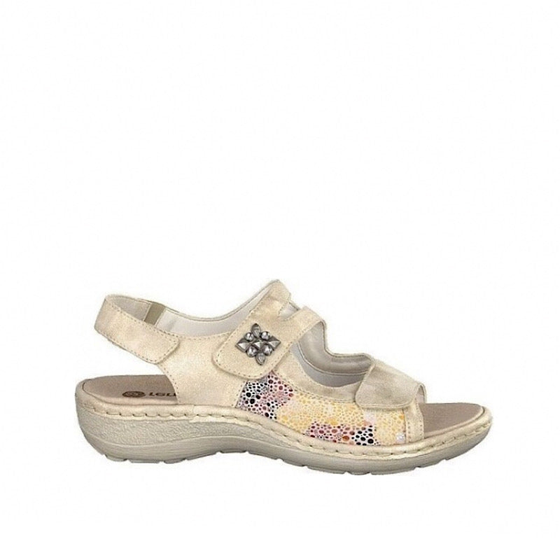 Sandales Remonte dorées.