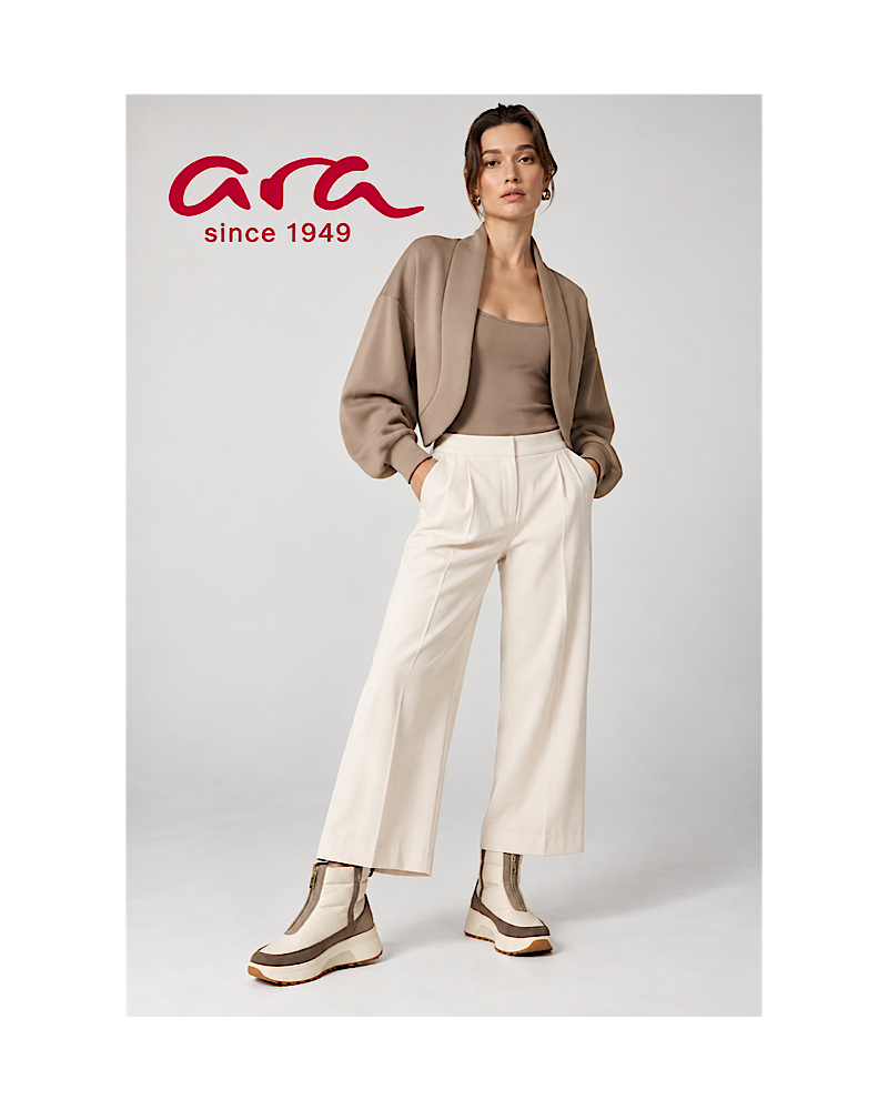 Bottine Ara Slate 12-26409-05 beige/cognac