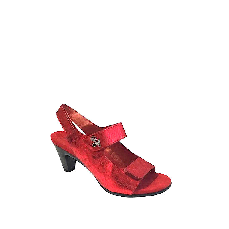 Sandales Helle Comfort Elsie rouge.