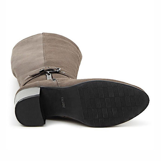 Bottes Valdini en daim truffle – vue 3