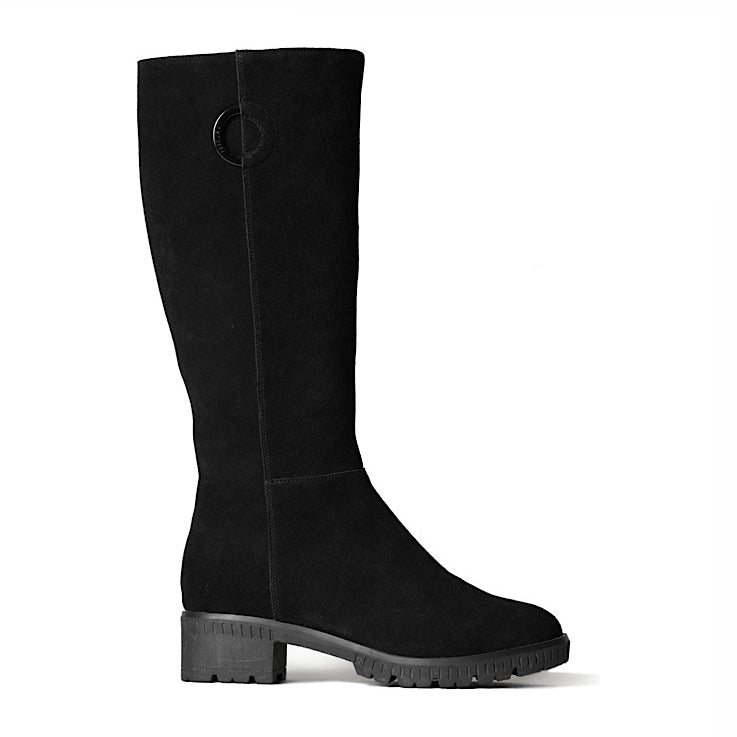 Bottes Valdini Irène, en daim noir