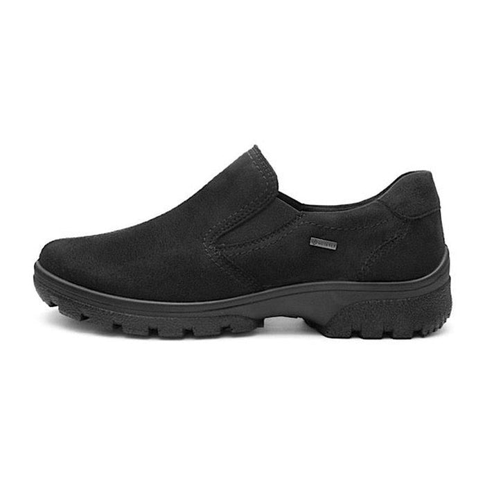Ara Saber Gore-Tex microsuede shoes in black — 12-49310-01