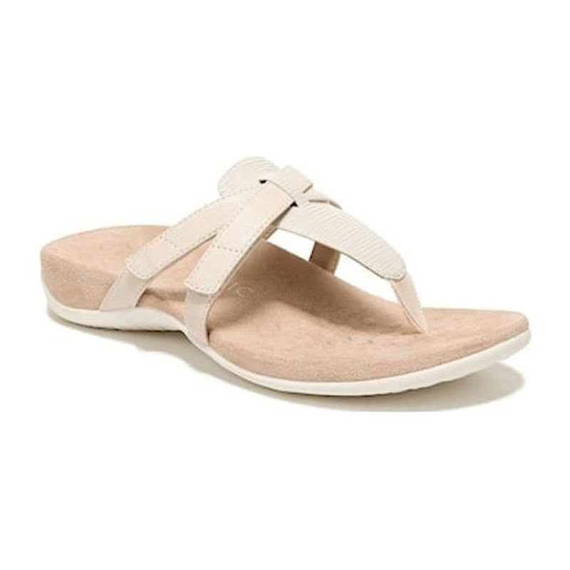 Sandales Vionic Bertha, en cuir ivoire