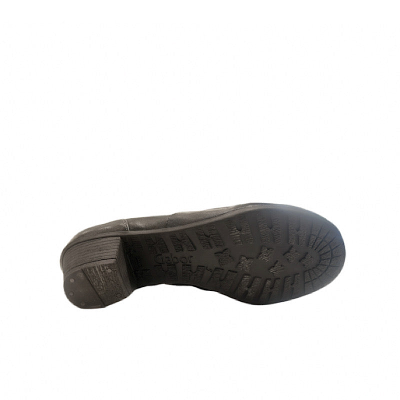 Chaussures Gabor 74.492.57 en cuir noir.