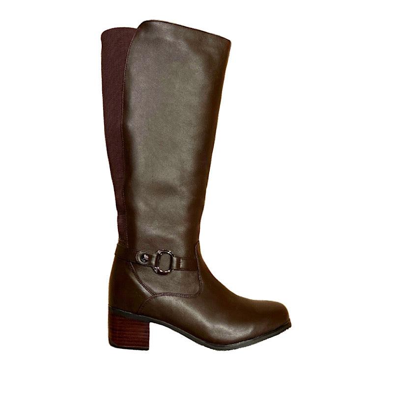Bottes Blondo 1603 en cuir brun imperméable.