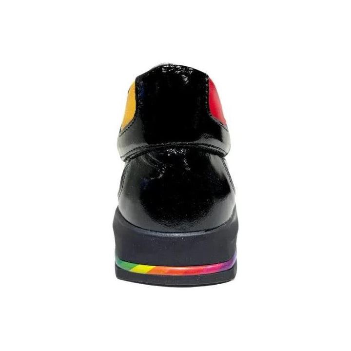 Chaussures Cagiva en cuir verni noir – vue 3