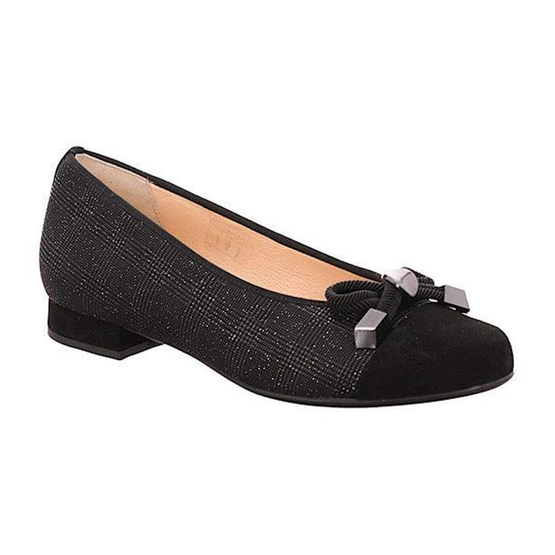 Chaussures Hassia Bologna, suède noir
