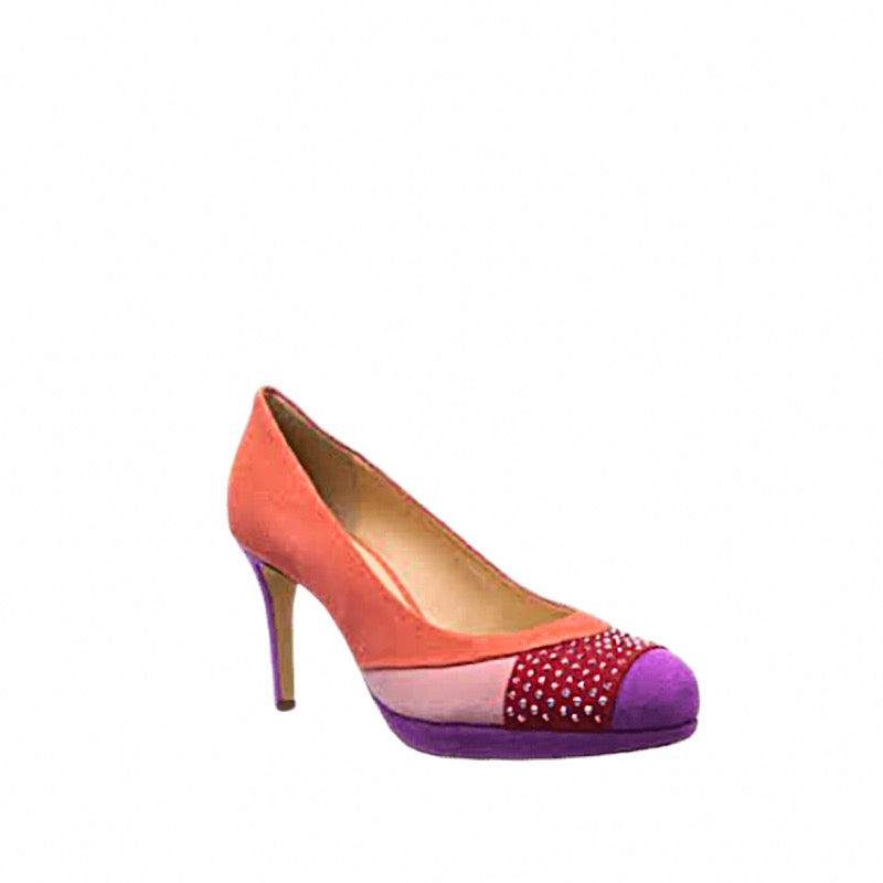 Chaussures Högl 8092 en suède multi tons.