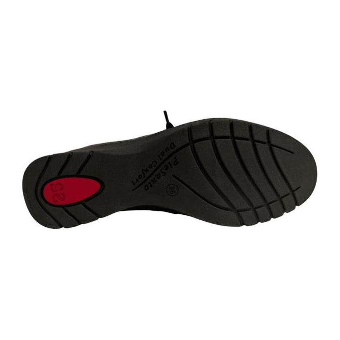 Chaussures Pie Santo en cuir verni noir effet croco – vue 5