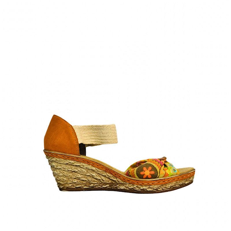 Sandales Rieker orange multi.
