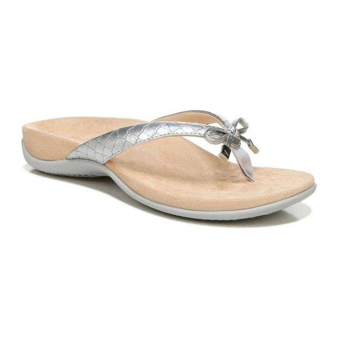 Sandales Vionic Rest Bella II en cuir argent