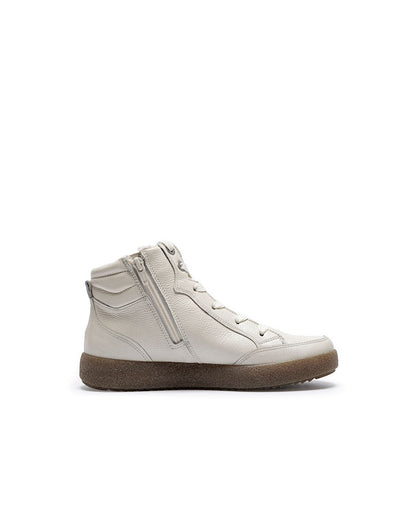 Bottines doublées Ara 12-36904-09 en cuir ivoire