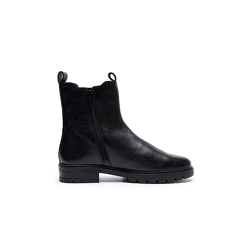 Bottines Ara en cuir noir