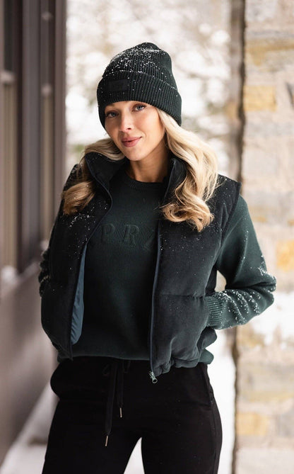 Gilet en velours côtelé - vert forêt