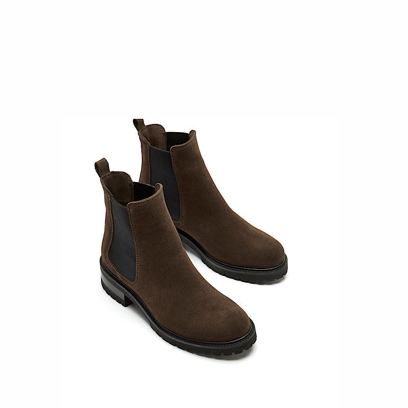 La Canadienne Cye daim brun.