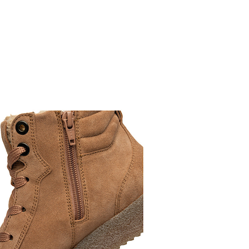 Bottines doublées Ara 12-37904-03 en daim cognac