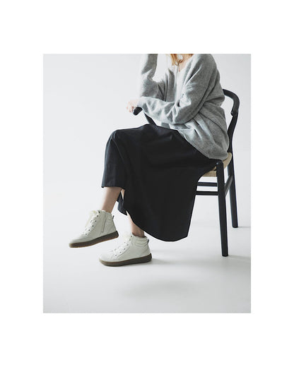 Bottines doublées Ara 12-36904-09 en cuir ivoire