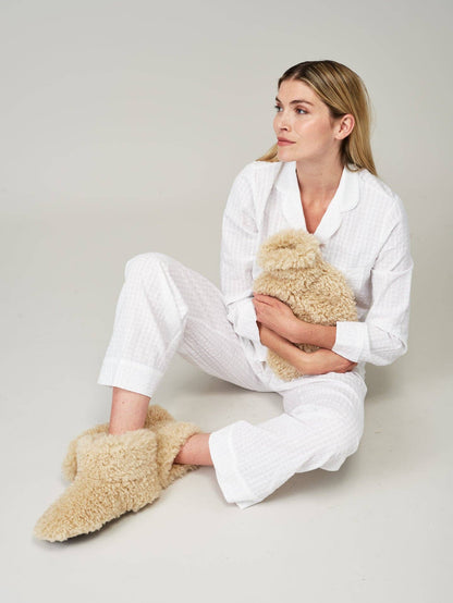 Bottes-chaussons en fausse fourrure (5 choix de couleurs)
