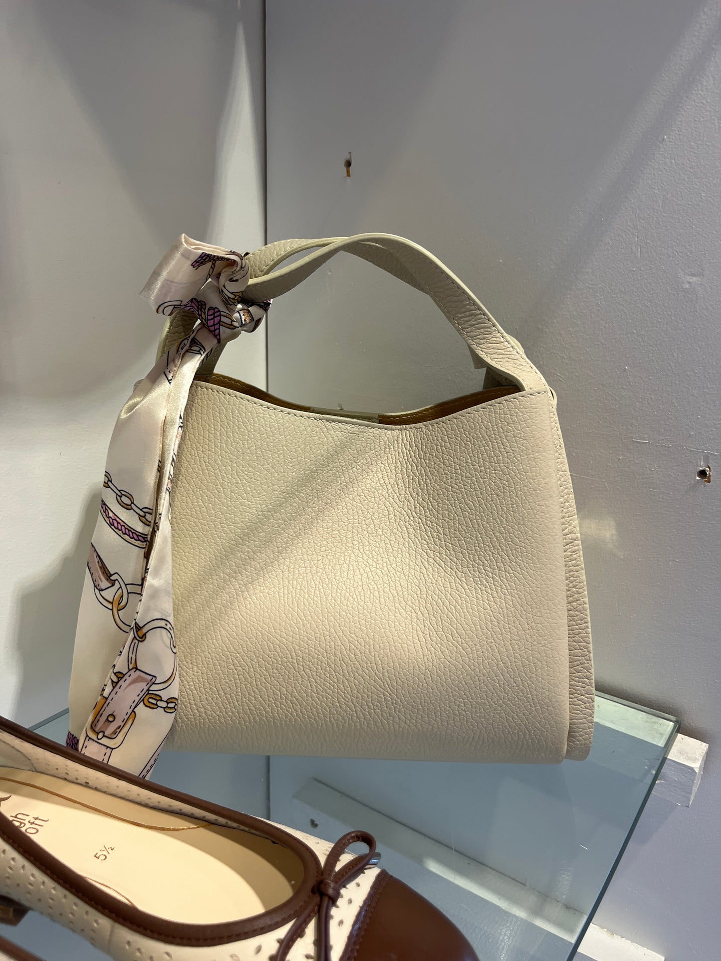 Nouveau en boutique: Sac Marysia, en cuir de veau