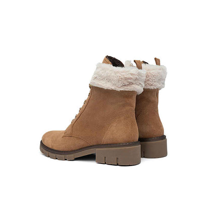 Bottines Ara Dover en suède cognac — 12-23132-09