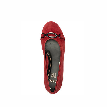 Ara 12-41344-89 in cherry red suede.