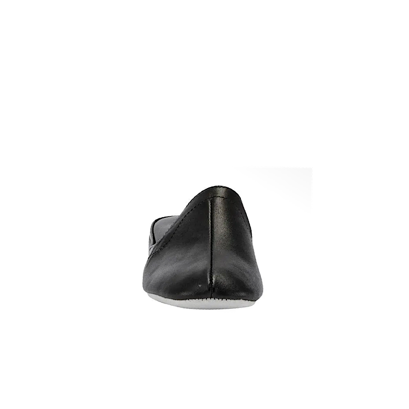 Pantoufles mules en cuir – noir