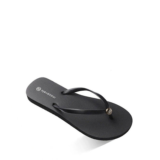 Black beach sandal