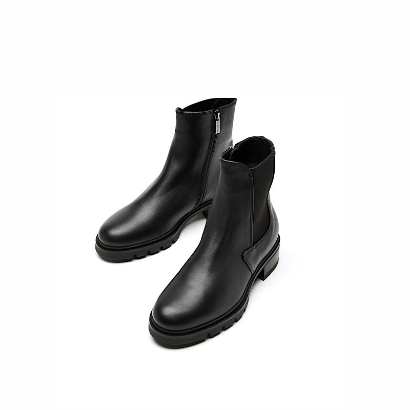 La Canadienne Selina cuir noir.