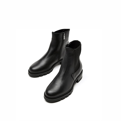 La Canadienne Selina cuir noir.