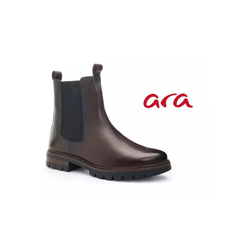 Bottines Ara en cuir brun