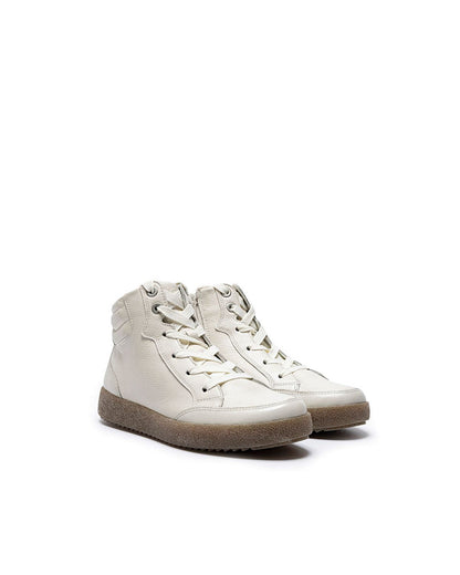 Bottines doublées Ara 12-36904-09 en cuir ivoire