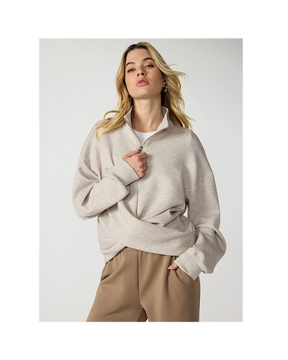 Pull croisé Dreamweave™ à demi-zip – Fossile