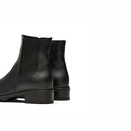 La Canadienne Selina cuir noir.