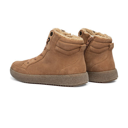 Bottines doublées Ara 12-37904-03 en daim cognac