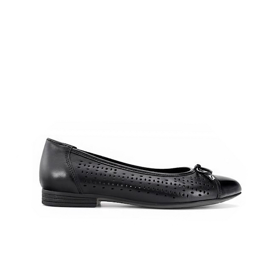 Ara Sangria en cuir noir.