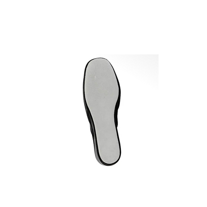 Pantoufles mules en cuir – noir