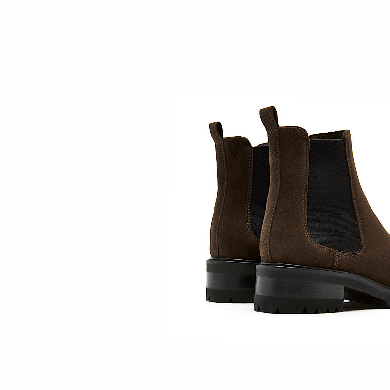 La Canadienne Cye daim brun.