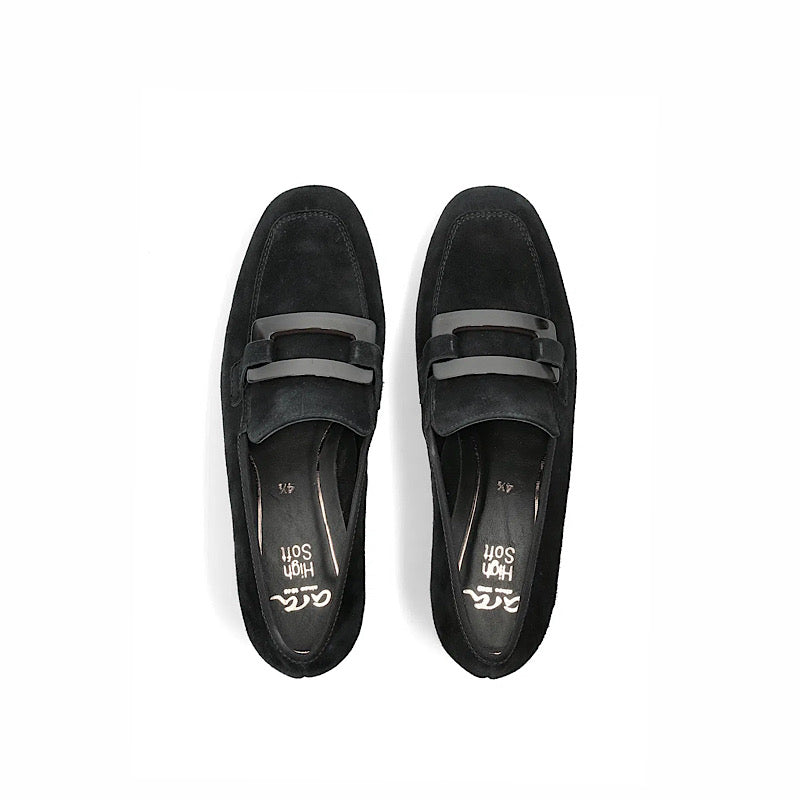 Ara 12-20416-01 in black suede.