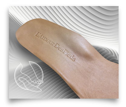 Xanthus Foot Love black suede and leopard print.