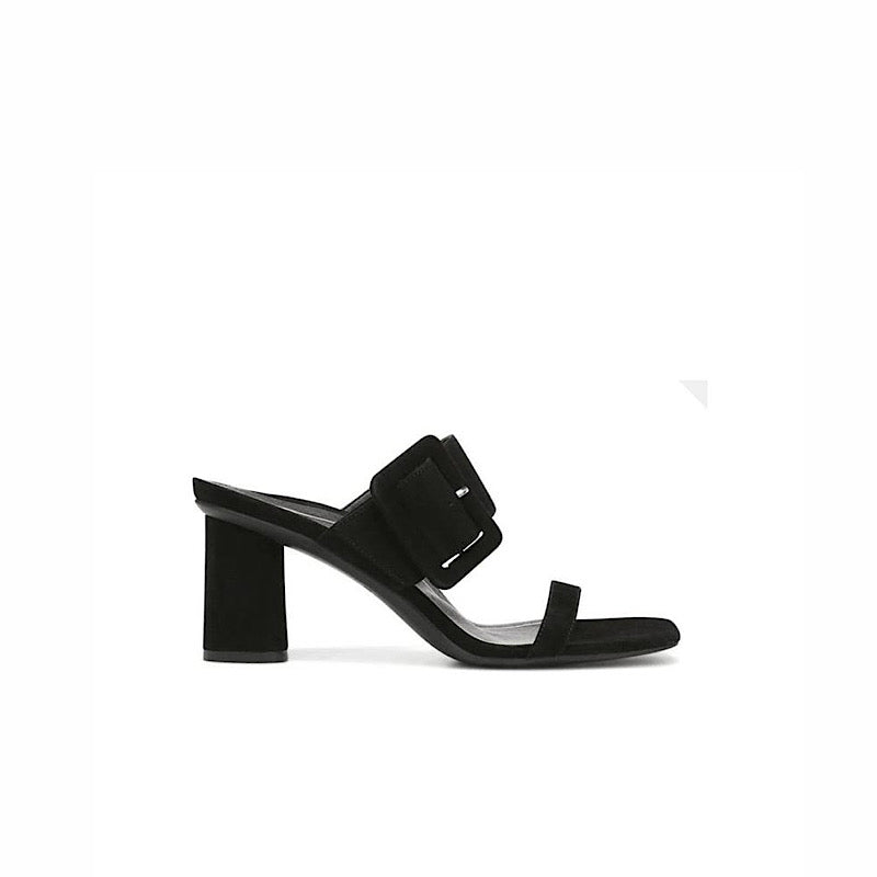 Vionic sandals in black suede.
