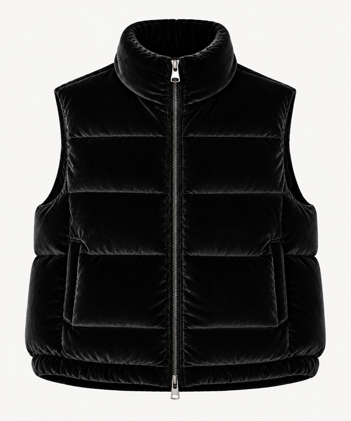 Gilet en velours - noir