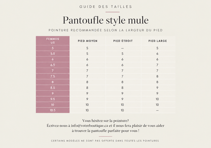 Pantoufles Maya en daim noir