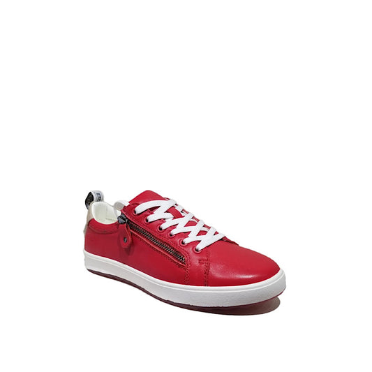 Nexfit shoes in red leather.