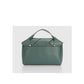 Teal blue leather handbag.
 Made in Europe.