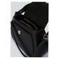Black leather handbag. Made in Italy.