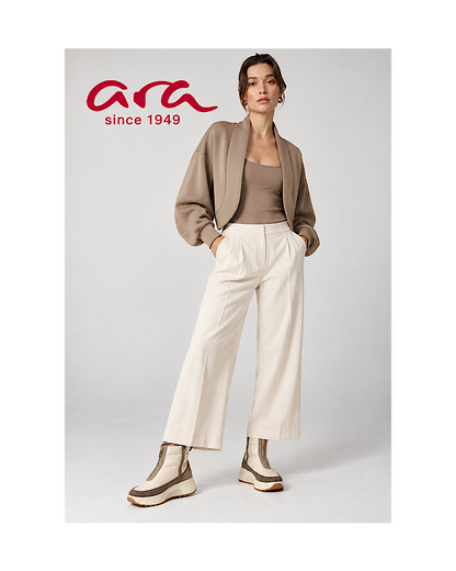 Bottine Ara Slate 12-26409-05 beige/cognac