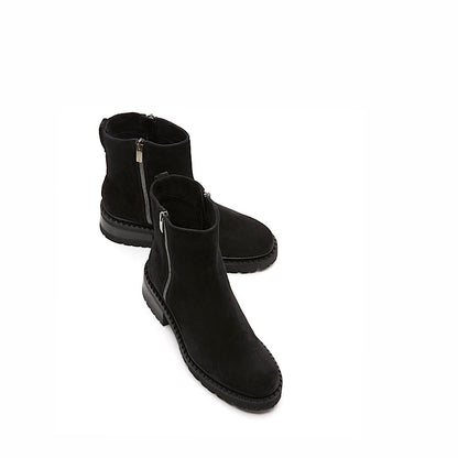 La Canadienne Crew daim noir.